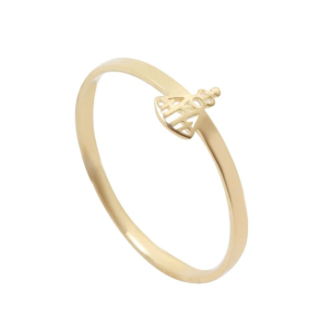Anel Falange Nossa Senhora Aparecida Ouro 18k