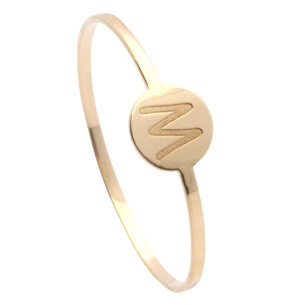 Anel Chapinha M Ouro 18k