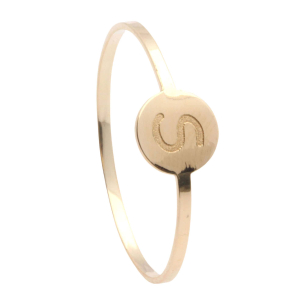 Anel Chapinha S Ouro 18k