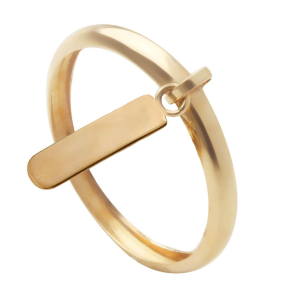 Anel Chapinha Ouro 18k