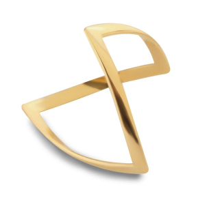 Anel Jacaré Liso Ouro 18k