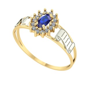 Anel Formatura Oval Grande Arquivologia Ouro 18k