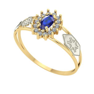 Anel Formatura Oval Grande Engenharia Agrônomica Ouro 18k