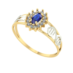 Anel Formatura Oval Grande Química Forense Ouro 18k