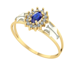 Anel Formatura Oval Grande Recursos Humanos Ouro 18k
