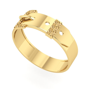 Anel Cinto Ouro 18k