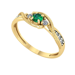 Anel Formatura Cobra Medicina Ouro 18k