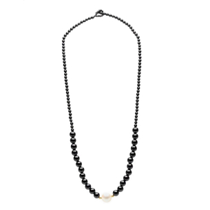 Colar Ágata/Ouro 18k com Pérola Ouro 18k