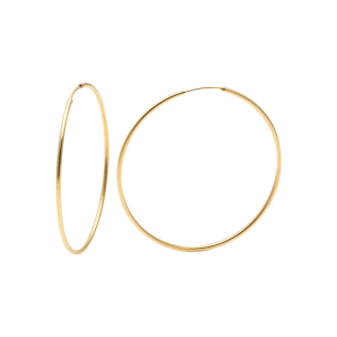 Brinco Argola Redonda 2,5cm Ouro 18k