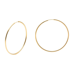 Brinco Argola Redondo 4,5cm Ouro 18k