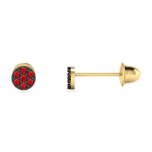 Brinco Baby Redondo Ouro 18k