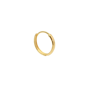 Brinco Masculino Argola G Lisa 1 Unidade Ouro 18k