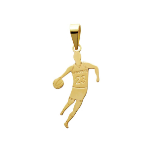 Pingente Basquete Ouro 18k