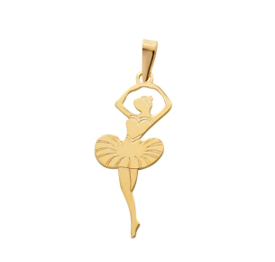 Pingente Bailarina Ouro 18k