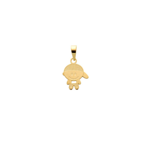 Pingente Menino Pequeno Ouro 18k