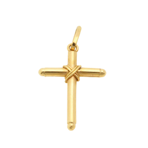 Pingente Cruz 14mm x 20mm Ouro 18k