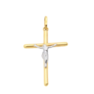 Pingente Crucifixo 28mm x 19.6mm Ouro 18k