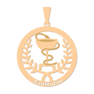 Pingente Farmácia 2.4cm Ouro 18k