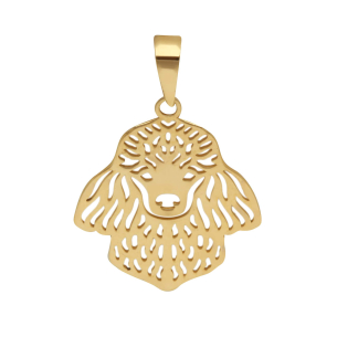 Pingente Pet Poodle Ouro 18k
