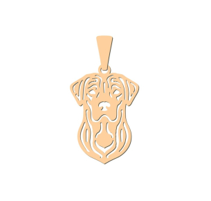Pingente Pet Labrador Face Ouro 18k