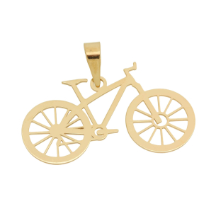 Pingente Bicicleta Ouro 18k