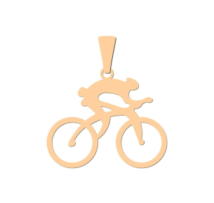 Pingente Ciclista Ouro 18k