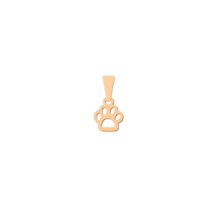 Pingente Patinha Vazada Pequeno Ouro 18k