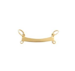 Pingente Canga Dupla Ouro 18k