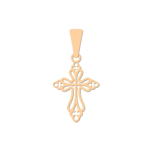 Pingente Cruz Vazada Ouro 18k