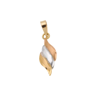 Pingente Tricolor Ouro 18k