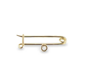 Pingente Alfinete 19mm x 4mm Ouro 18k