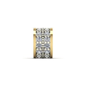 Pingente Separador com Zircônias Ouro 18k