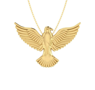 Pingente Espírito Santo 20mm x 29.14mm Ouro 18k