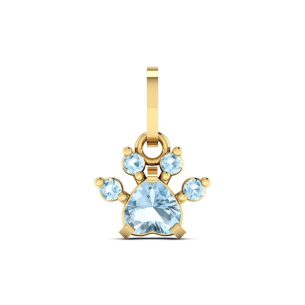 Pingente Patinha Pet Ouro 18k