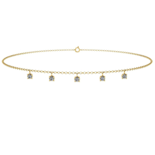 Choker Pontos de Luz Ouro 18k