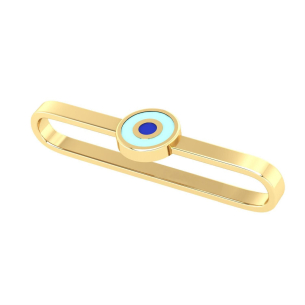 Acessório Smartwatch Olho Grego com Resina Ouro 18k