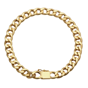 Pulseira Groumet 22cm Ouro 18k