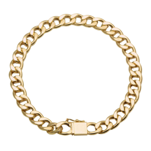 Pulseira Malha Groumet 21,5cm Ouro 18k