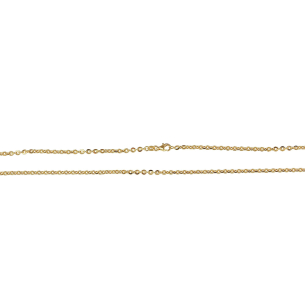 Corrente Bailarina Média 40cm Ouro 18k