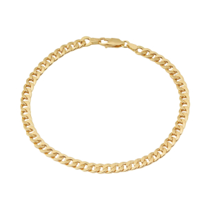 Pulseira Groumet com 21cm em Ouro 18k