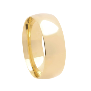 Aliança Redonda 7mm Confort Ouro 18k