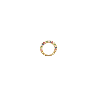 Piercing Argola Rainbow Ouro 18k