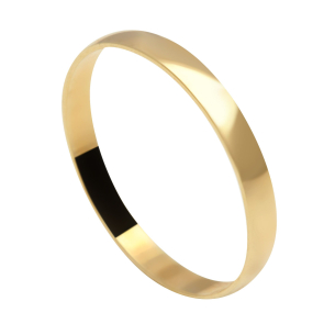 Aliança Lisa Abaulada Ouro 18k