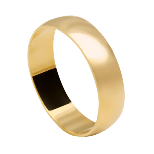 Aliança Lisa 4.9mm Ouro 18k