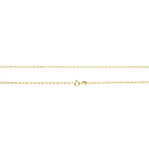 Corrente Malha Portuguesa Fininha PP 40cm Ouro 18k