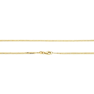 Corrente Groumet Fininha Masculina Ouro 18k