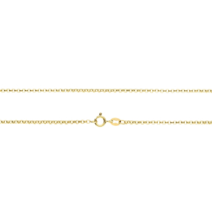 Corrente Malha Portuguesa Fininha P 45cm Ouro 18k