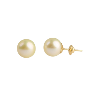 Brinco Pérola 8mm Ouro 18k
