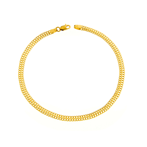 Pulseira Lacraia Fina PP Ouro 18k