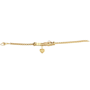 Pulseira Milano Moment Jesus Ouro 18k